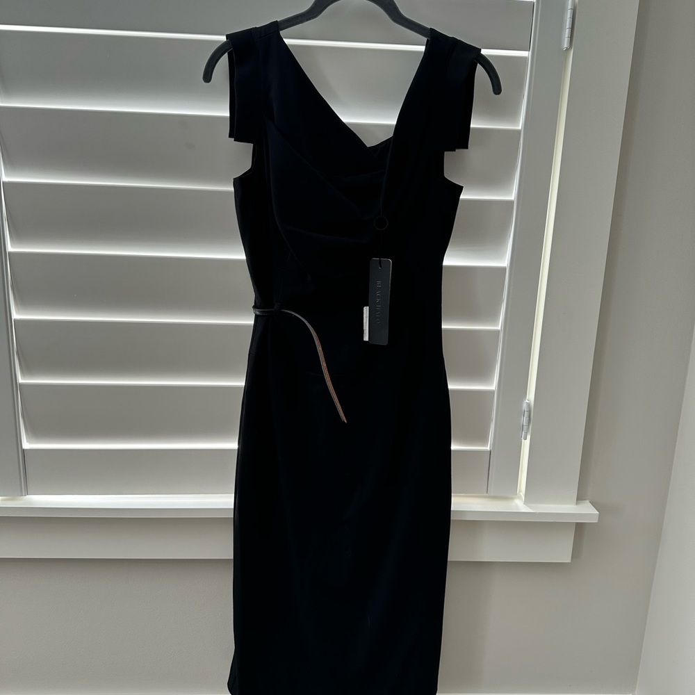 NWT. BLACK HALO BELTED JACKIE DRESS - Picture 3 of 5